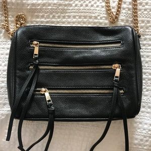 3 ZIP LEATHER BAG